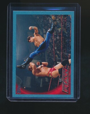 EVAN BOURNE 2010 TOPPS WWE BLUE PARALLEL 1340/2010 #57