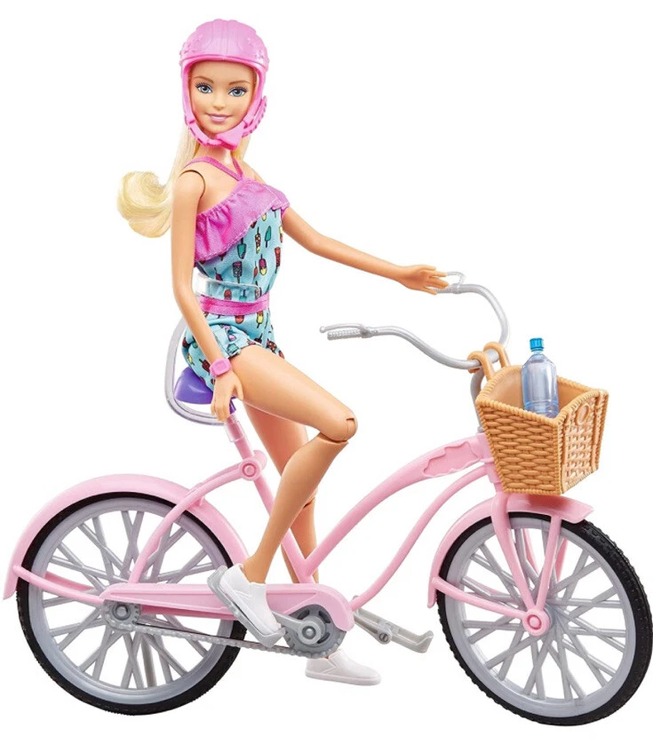 Barbie Com Bicicleta Ftv96 - Mattel