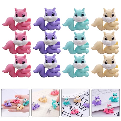 36 Pcs Gomme Écureuil Mignon Stationnaire Nouveauté Gommes Pour haute qualité Enfants