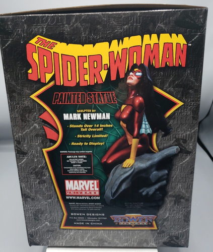 Bowen Designs Spider-Woman Full Size Statue Mark Newman 🔥NIB #48/800 BRAND NEW! - Picture 5 of 21