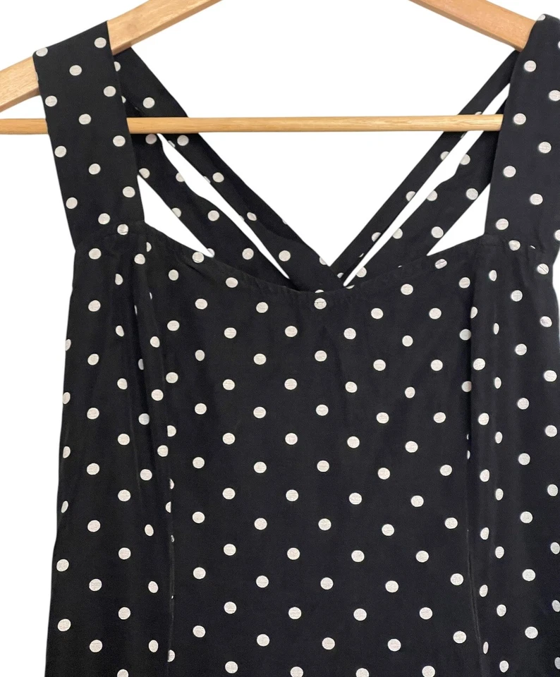 Девочек 90-х My Michelle в горошек крест платье размер 9/10 - Изображение 2 из 4