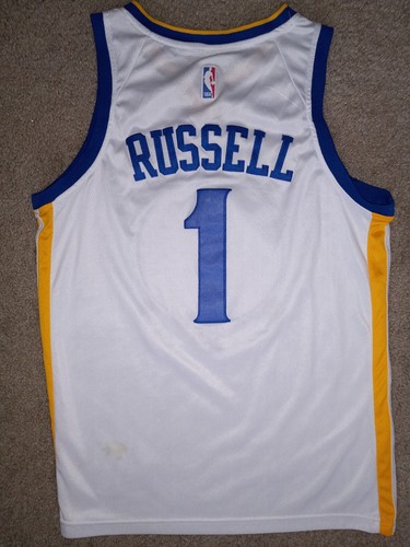 Nike D’Angelo Russell Golden State Warriors jersey