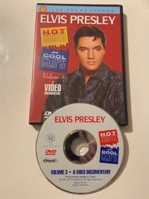 EXTREMELY RARE: Elvis DVD 'Hot Shots & Cool Clips' Volume 3 *AS NEW*