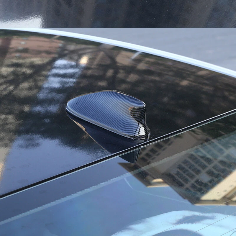 Tampa receptor antena barbatana de tubarão fibra de carbono acabamento para Honda Accord 10th 2018-22 - Imagem 2 de 4