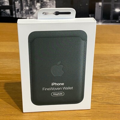Apple iPhone Geldbörse fein gewebt MagSafe 15 14 13 12 Pro FindMy Mini Max Original  