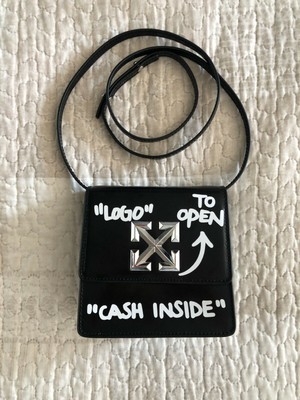 off white bolsa money inside