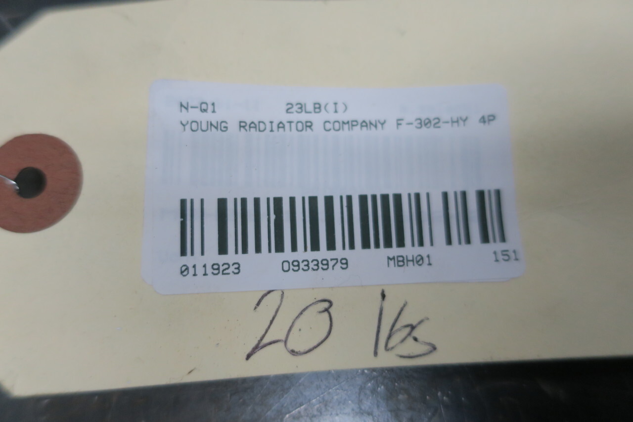 Young Radiator Company F302HY 4P Heat Exchanger 1in 3/4in Npt eBay