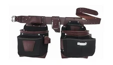20-171 100% Leather Tool Belt, Bag, Carpenter, Construction, Framers, Handyma...