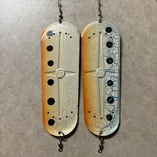 Lot Of 2 Riviera Action Master 8" Trolling Flasher Trout Salmon Trolling