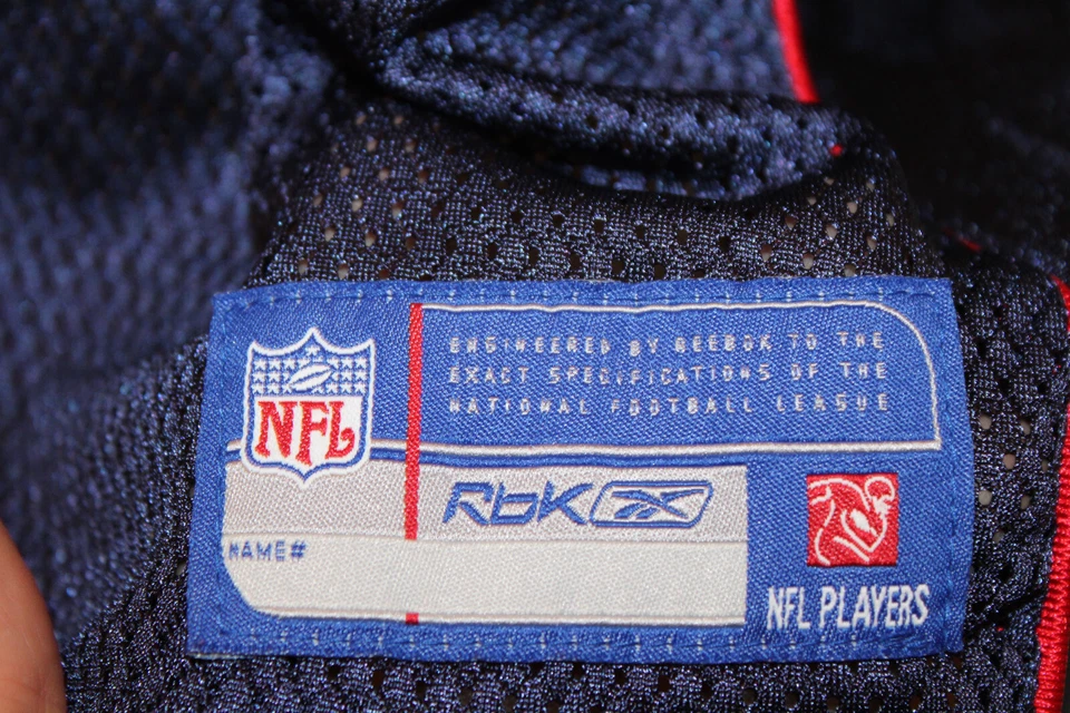 Camiseta para mujer REEBOK New England Patriots Wes Welker #83 XL extra grande azul Foto 3 de 4