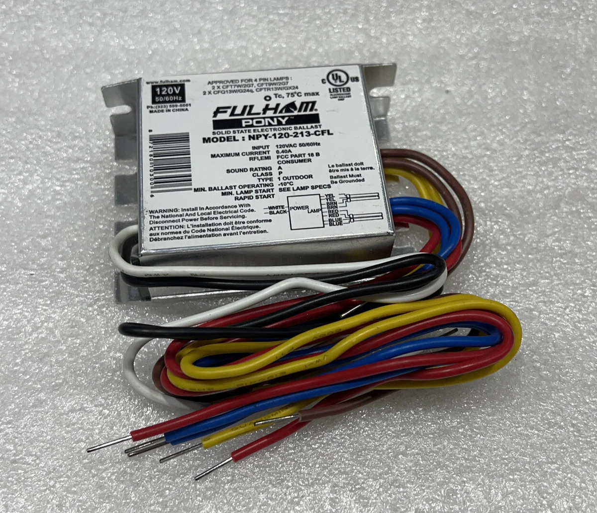 Rapid start 2024 ballast 120v 60hz