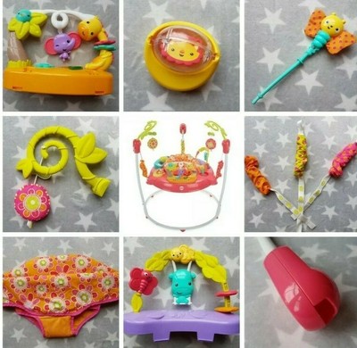 fisher price pink petals jumperoo