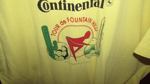 FOTL Continental Tour De Fountain Hills Cycling Race Shirt Single Stitch USA - Picture 4 of 11