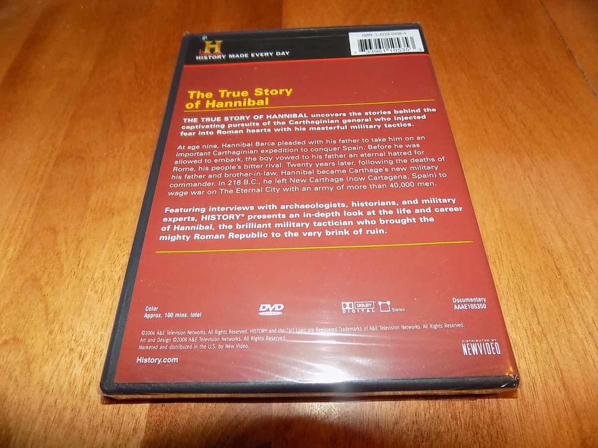 (未使用･未開封品)True Story of Hannibal [DVD] History Channel - The True Story of Hannibal (DVD, 2008) for