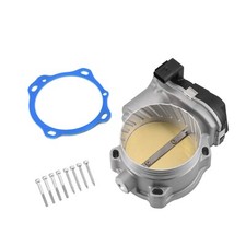 85mm Throttle Body W Spiral Inlet For 2003-2012 Dodge Challenger Rt Srt Hemi