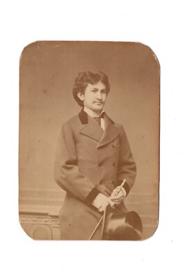 Ede Ellinger CAB Foto Feiner Herr / benannt / Adel - Pesten Pest Budapest 1870er