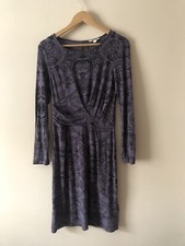 White Stuff Women's Midi Dress Viscose with Elastane Size UK 8