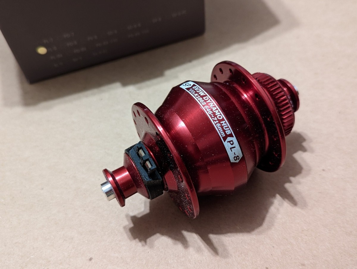 ハブ ダイナモ Shutter Precision PD-8 32H QR SP (Shutter Precision) PD-8 IS-disc Front Q/R Hub, 9x100mm