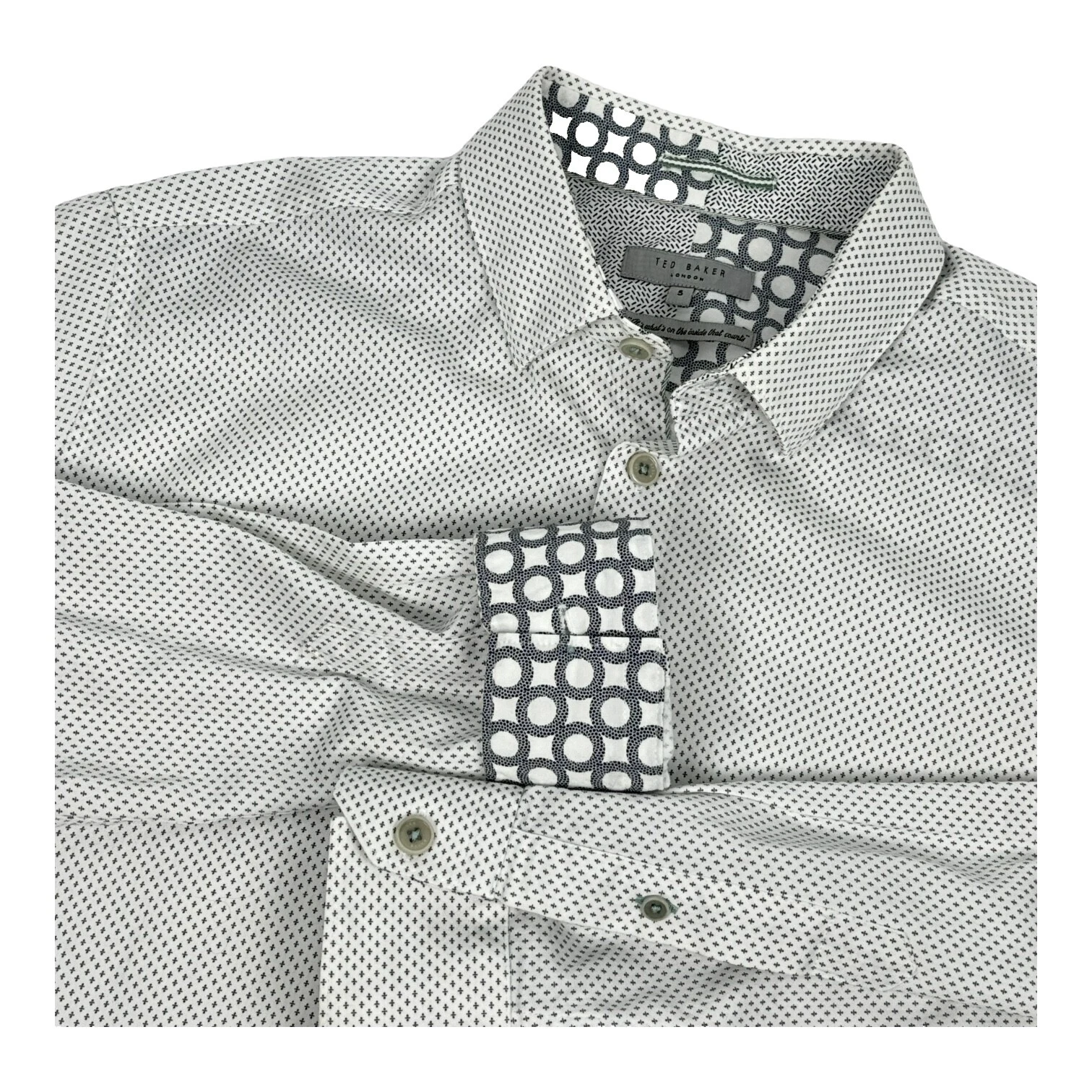 Ted Baker White Slim Dress Shirts for Men