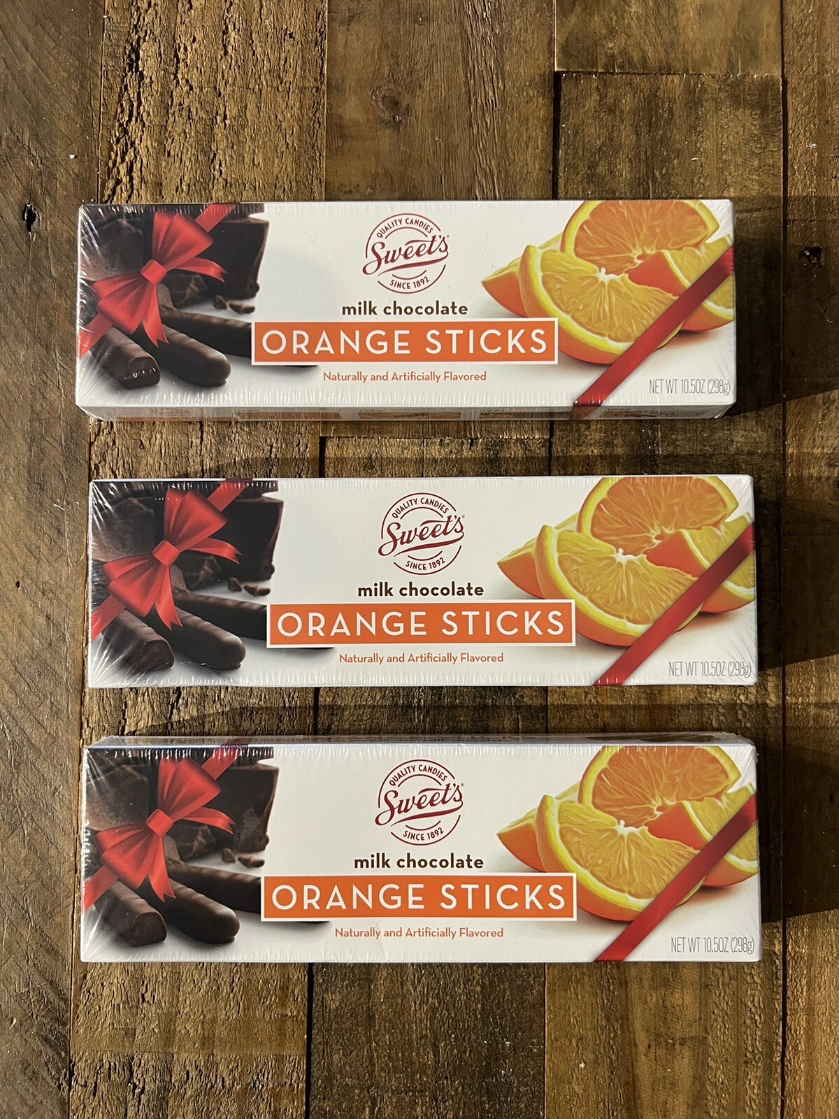 Sweets Candy Milk Chocolate Orange Sticks Orange/Chocolate (3) 10