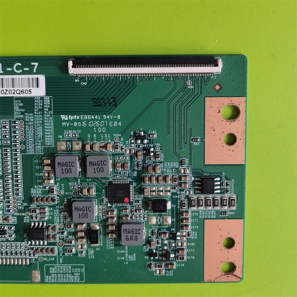 Image showcasing ST5461D04-1-C-7 T-CON Logic Board For TCL 55US5800TNAA 55US5800 55S403 ...