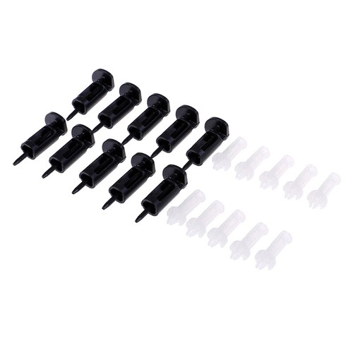 10Pcs 775 CPU heatsink mount pin plastic push screw cooling fan mounting cli _ou - Afbeelding 10 van 10