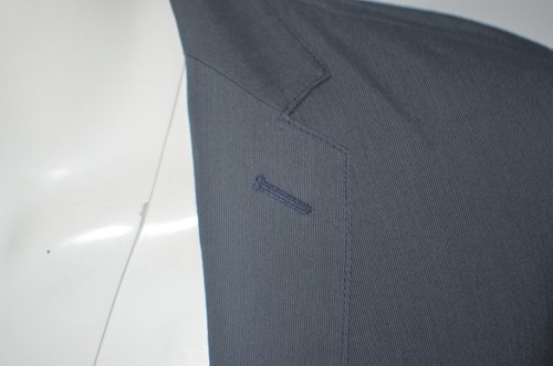 J CREW Stretch Cotton Navy Unstructured Blazer Sport Coat Sz M (40R) - Picture 2 of 3