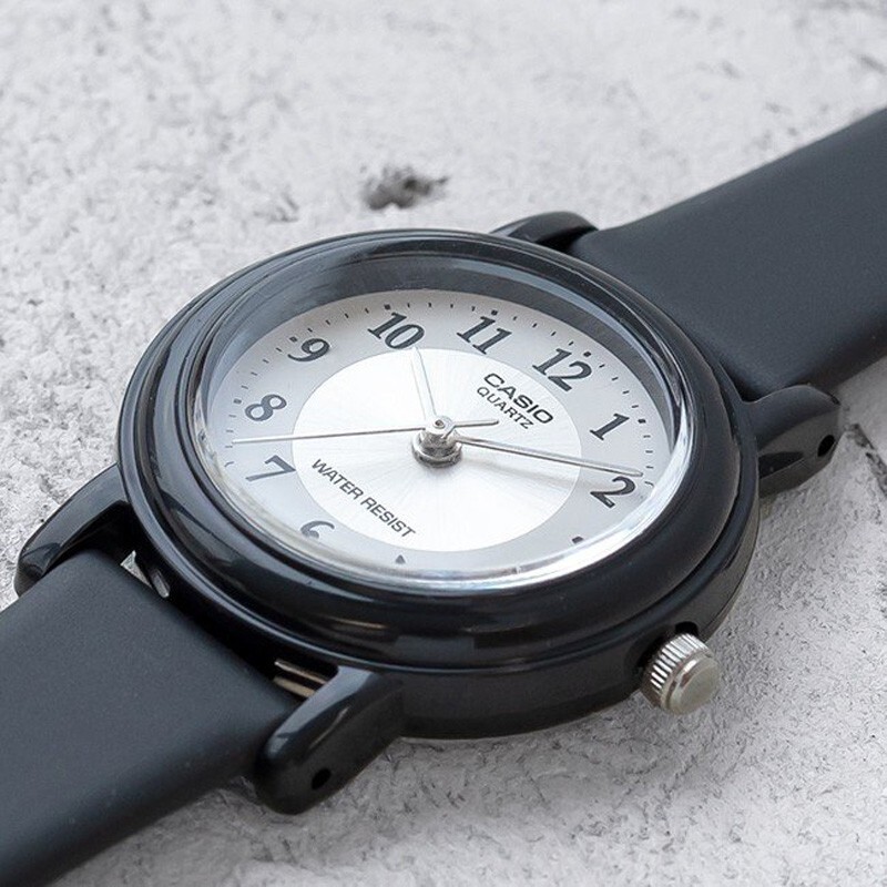 Casio - Horloge-, zwart, No Size, Met zwarte elastiek : Casio