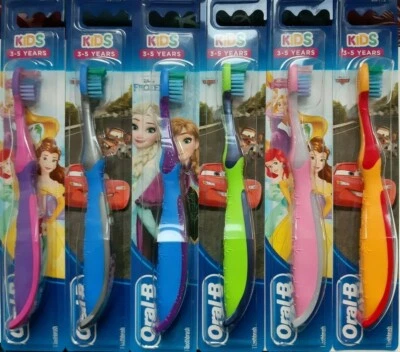 ORAL-B DISNEY Oral B Timer App Frozen Cars + Kids Toothbrush 3-5 Yrs Character Colour