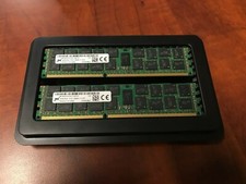 32GB 2x16GB DDR3-1600 PC3L-12800R 2Rx4 ECC Registered RAM Server Memory Kit