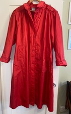 Vintage Red Weather Wise By Micki! Raincoat Jacket Size 10/12