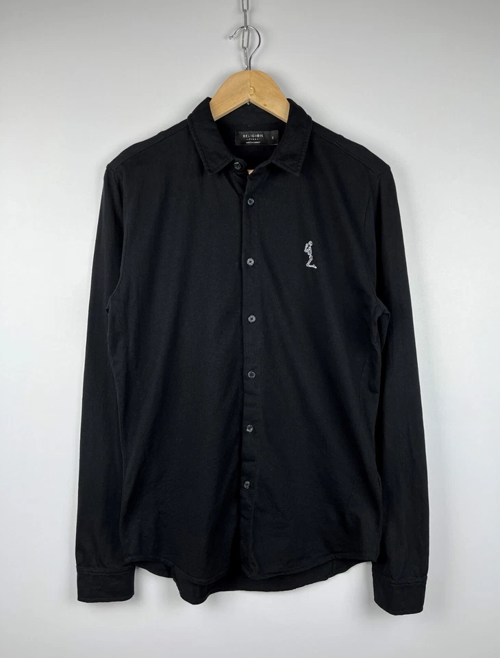 Men's Religion Button Down Long Sleeve Shirt Size S - Image 2 of 4
