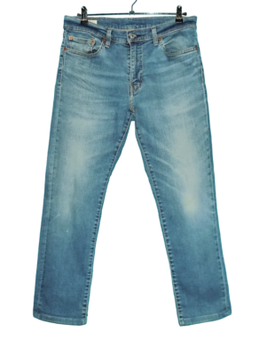 Levi's 511 Premium Big E - Jean Slim Bleu Délavé Taille 34/32 US (44 FR) En Très Bon état