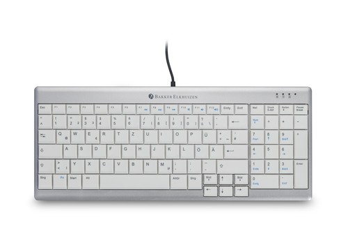 BakkerElkhuizen UltraBoard 960 Standard Compact keyboard Office USB QWERTZ Sw...