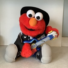VINTAGE RARE 2000 FISHER PRICE COUNTRY ELMO- GUITAR HAT WORKS New Batteries EUC