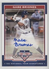 2017 Panini USA Baseball Stars & Stripes 7/199 Gabe Briones #3 Auto 3h6