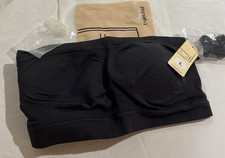 Truekind Convertible Strapless Bandeau Bra Large Black. NO UNDERWIRE