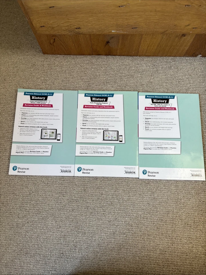 Bundle Pearson Edexcel GCSE 9-1 History Revision Guides & Workbooks USA Crime - Image 3 of 4