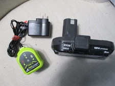 RYOBI ONE+ 18V 2.0Ah Lithium-Ion Battery PBP006 and P119 Charger