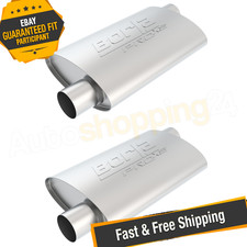Borla 40353 3 Offset Inout Proxs Universal Mufflers - Set Of 2 Borla 40353 3 Offset Inout Proxs Universal Mufflers - Set Of 2