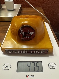 Vintage Butterscotch Bakelite Ruppert Beer/ Ale Bottle Holder