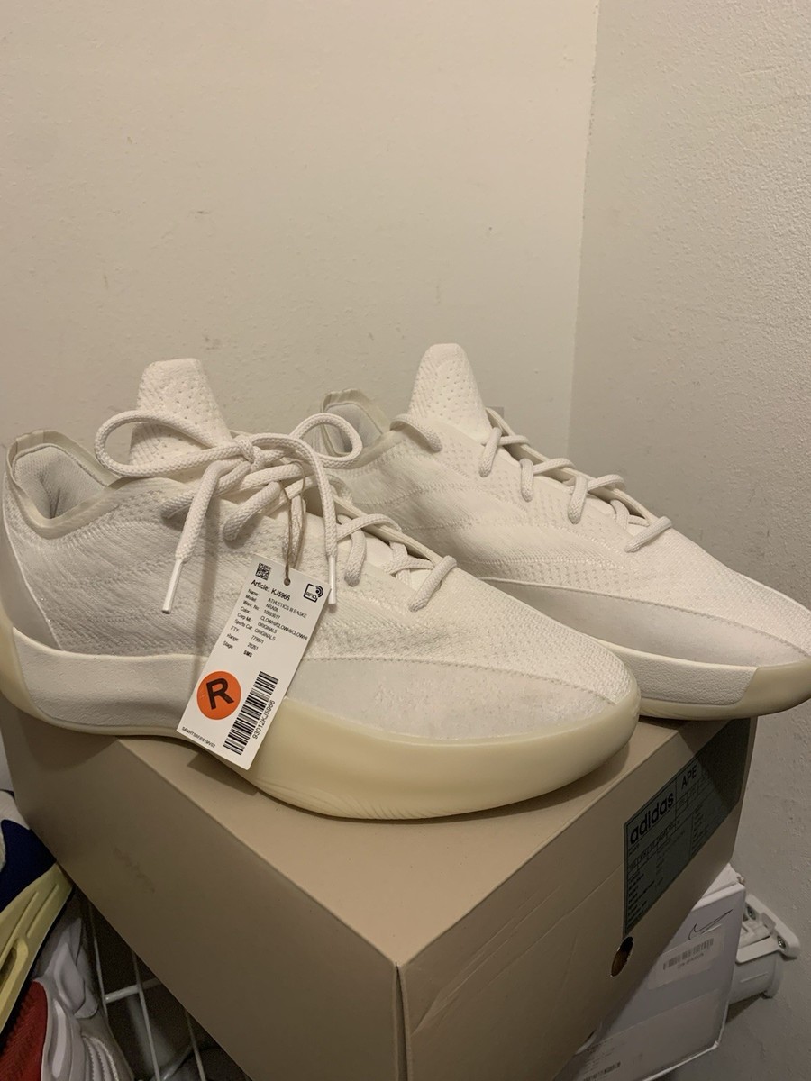 ADIDAS Fear of God Athletics III BASKETBALL Cloud White Size 13