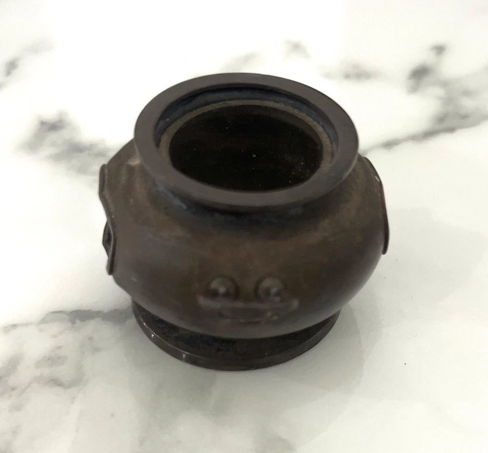 Vintage Miniature Brass Lantern Model 970 • Tiny Oil Lamp Replica 1.25”  - Image 2 of 4