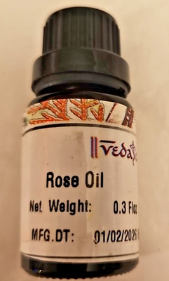 VedaOils Rose Otto for diffusers/Perfumes/soap etc. 0.3FlOz/10mL Buy1 Get1 FREE!