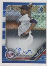 2019 Bowman Chrome Prospects HTA Choice Refractor 105/150 Jorge Alcala Auto 0c6