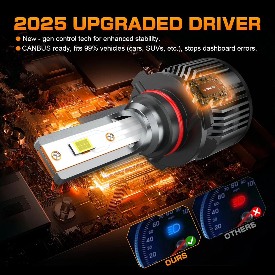 Faróis combo de LED Hi/Lo e luzes de neblina para Pontiac Grand Prix 2004 - 2007 2008 - Imagem 3 de 4