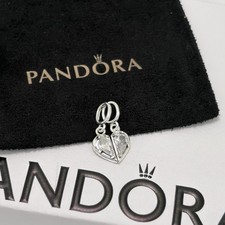 100% NEW PANDORA 925 Silver Splittable Mother & Daughter Dangle Charm, 792643C01