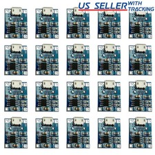 20pcs TP4056 5V 1A Micro USB Lithium Battery Charging Board Charger Module