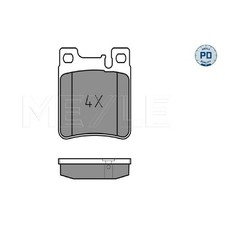 Satz Bremsbeläge Bremsklötze hinten für Mercedes S-Klasse C140 W140 | 396298