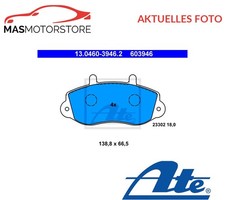 SATZ BREMSBELÄGE BREMSKLÖTZE VORNE ATE 130460-39462 P FÜR OPEL MOVANO